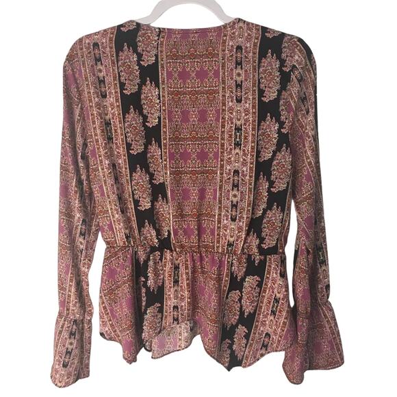 NWT BCBGMazAzria Women's Woven Top Blouse Size Medium - Picture 7 of 8